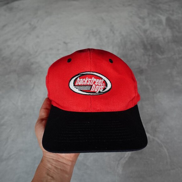 Vintage Other - Vintage Backstreet Boys SnapBack Hat Cap Music Band Red 90s Y2K